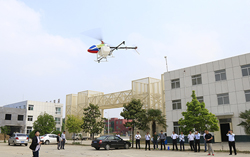 中煤集团唯信农业科技公司植保无人机首次试飞成功